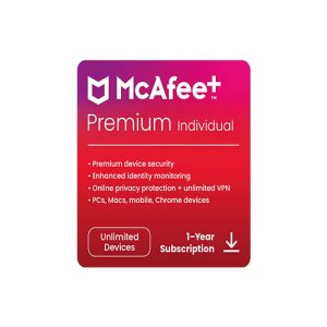 McAfee+ Premium Individual 2024 | Unlimited Devices | Premium Security